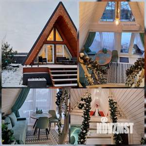 Дом 40м², 2-этажный, посуточно,