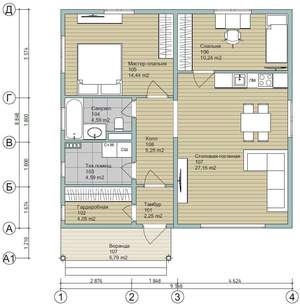 Дом 76м², 1-этажный, участок 5 сот.