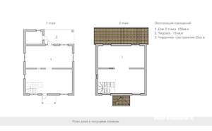 Коттедж 185м², 2-этажный, участок 5 сот.