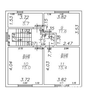 Дом 135м², 2-этажный, участок 6 сот.