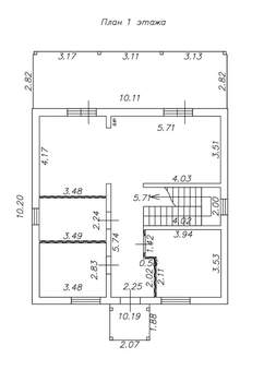 Дом 296м², 3-этажный, участок 6 сот.