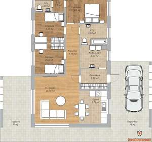 Дом 110м², 1-этажный, участок 5 сот.
