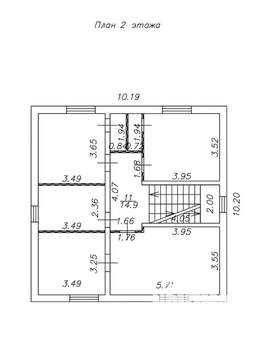 Дом 296м², 3-этажный, участок 6 сот.