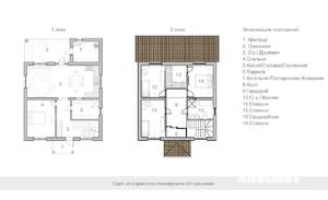 Коттедж 185м², 2-этажный, участок 5 сот.  