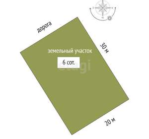 Дача 120м², 1-этажный, участок 6 сот.  