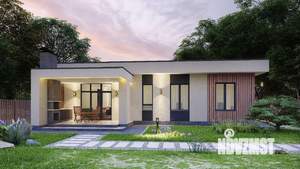 Дом 175м&sup2;, 1-этажный, участок 5 сот.  