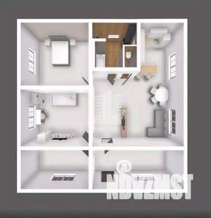 Дом 121м&sup2;, 1-этажный, участок 10 сот.  