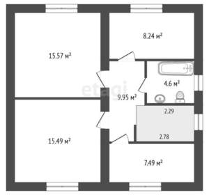 Дом 150м², 2-этажный, участок 7 сот.  