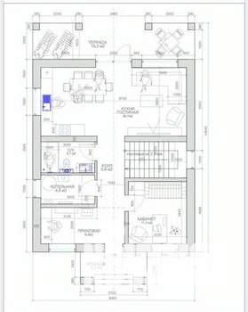 Коттедж 172м², 2-этажный, участок 5 сот.  