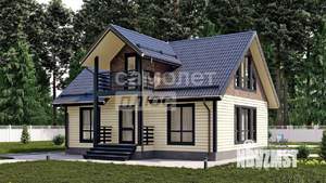Дом 150м², 2-этажный, участок 8 сот.  