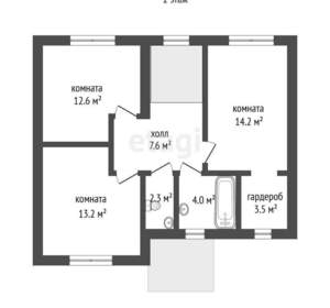 Дом 121м², 2-этажный, участок 6 сот.  
