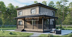 Дом 150м², 2-этажный, участок 6 сот.  