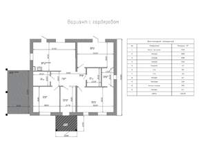 Коттедж 115м², 1-этажный, участок 7 сот.  