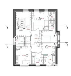 Дом 220м², 2-этажный, участок 220 сот.  