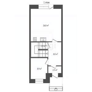 Таунхаус 171м², 3-этажный, участок 2 сот.  