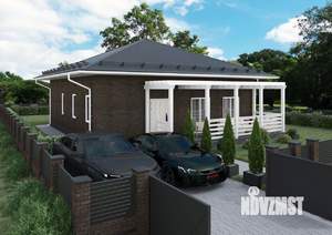 Дом 139м&sup2;, 1-этажный, участок 6 сот.  