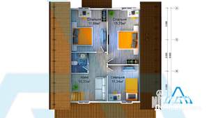 Дом 150м², 2-этажный, участок 7 сот.  