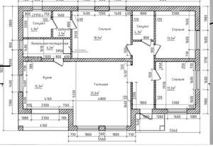 Дом 120м², 1-этажный, участок 6 сот.  