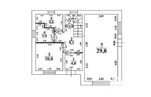 Дом 150м², 2-этажный, участок 6 сот.  