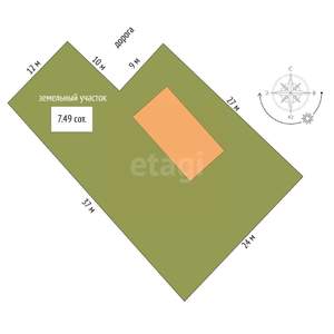 Дом 115м², 2-этажный, участок 8 сот.  