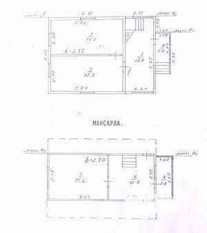 Дача 74м², 2-этажный, участок 10 сот.  