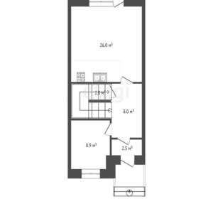 Дом 171м², 2-этажный, участок 2 сот.  