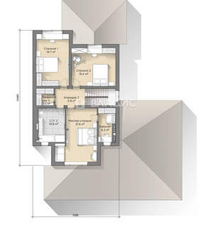 Дом 250м², 2-этажный, участок 6 сот.  