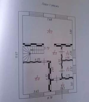 Дом 167м², 2-этажный, участок 5 сот.  