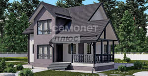 Дом 182м², 2-этажный, участок 9 сот.  