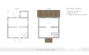 Коттедж 185м², 2-этажный, участок 5 сот.  
