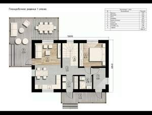 Дом 160м², 1-этажный, участок 8 сот.  