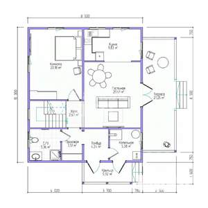 Дом 172м², 2-этажный, участок 8 сот.  