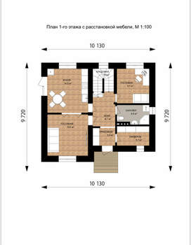 Дом 140м², 2-этажный, участок 8 сот.  