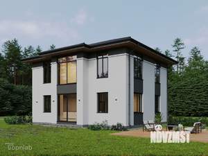 Дом 161м&sup2;, 2-этажный, участок 8 сот.  