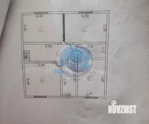 Дом 124м², 2-этажный, участок 6 сот.  