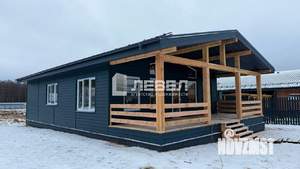 Дом 128м&sup2;, 1-этажный, участок 6 сот.  