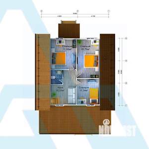 Дом 150м², 2-этажный, участок 6 сот.  