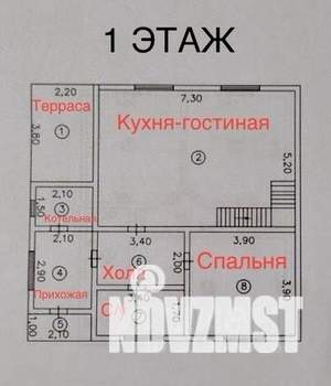 Коттедж 150м², 2-этажный, участок 8 сот.  