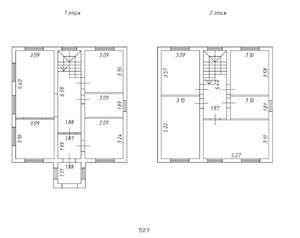 Дом 151м², 2-этажный, участок 6 сот.  