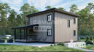 Дом 150м², 2-этажный, участок 6 сот.  