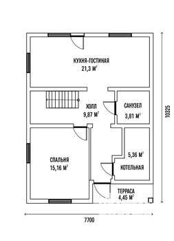 Дача 150м², 2-этажный, участок 9 сот.  
