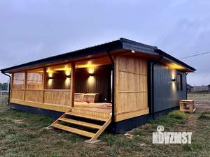 Дом 131м&sup2;, 1-этажный, участок 8 сот.  