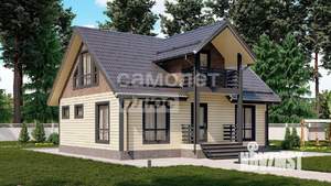 Дом 150м², 2-этажный, участок 8 сот.  