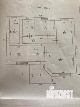 Дом 110м², 1-этажный, участок 6 сот.  