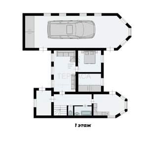 Дача 340м², 2-этажный, участок 6 сот.  