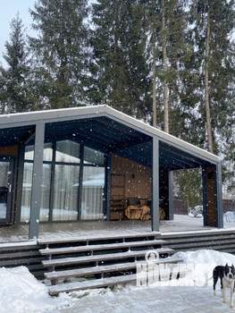 Дом 100м&sup2;, 1-этажный, участок 9 сот.  