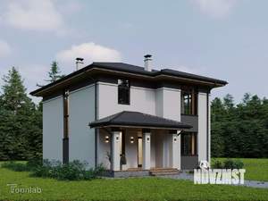 Дом 161м&sup2;, 2-этажный, участок 8 сот.  