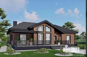 Дом 180м&sup2;, 1-этажный, участок 6 сот.  