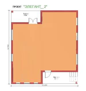 Дом 122м², 1-этажный, участок 8 сот.  