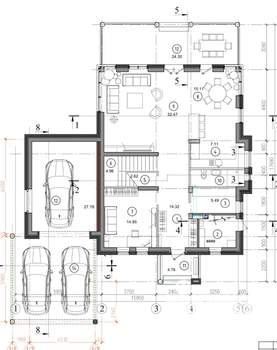 Коттедж 220м², 2-этажный, участок 8 сот.  